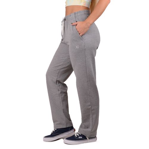 PANTALÓN TEAM GEAR RECTO FRISA MUJER