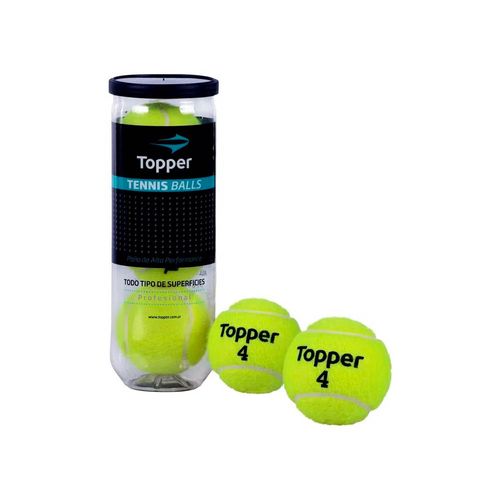 TUBO PELOTAS TOPPER DE TENIS X3