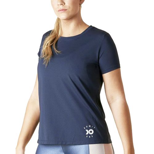 REMERA ADMIT ONE SANTORINI MUJER