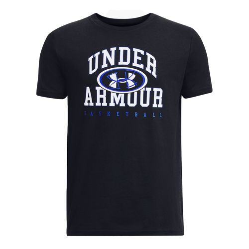 REMERA UNDER ARMOUR BASKETBALL LOCK UP SS NIÑO