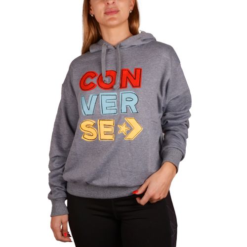 BUZO CONVERSE PLANT BLOCK HOODIE MUJER