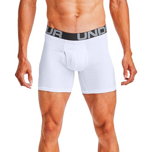 BOXER UNDER ARMOUR CHARGED COTTON 6 INCH PACK X3