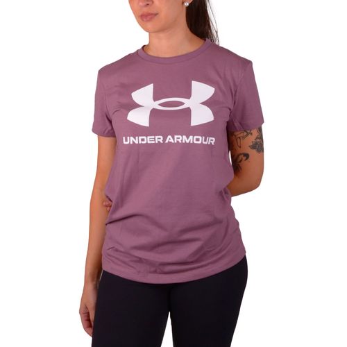 REMERA UNDER ARMOUR SPORTSTYLE LOGO SS MUJER