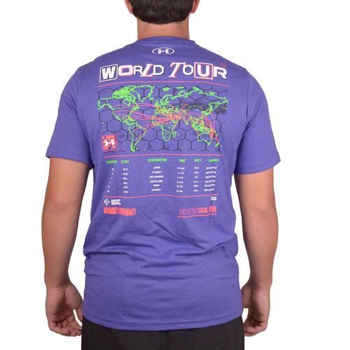 REMERA UNDER ARMOUR WORLD TOUR SS ARG