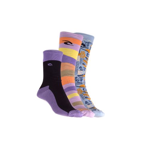 MEDIAS RIP CURL G SO LONG MOUNTAIN PACK X3 MUJER