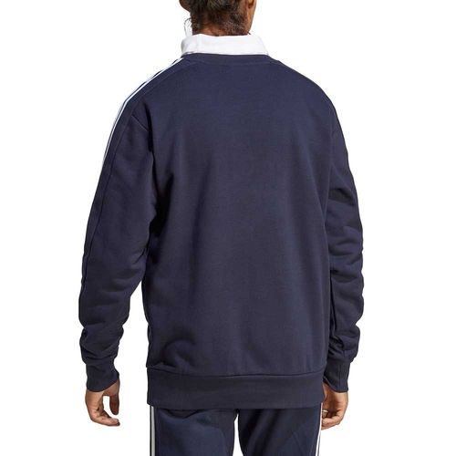 BUZO ADIDAS ESSENTIALS 3 TIRAS FELPA FRANCESA