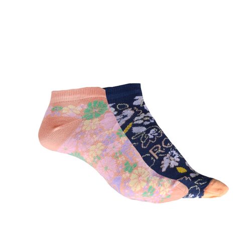 MEDIAS ROXY BASIC LOGO PRINT ANKLE PACK X2 MUJER