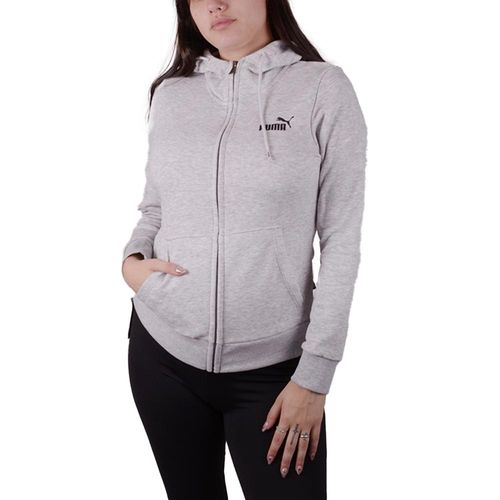CAMPERA PUMA ESS SMALL LOGO FULL-ZIP HOODIE TR MUJER