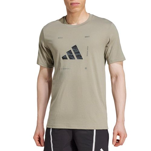 REMERA ADIDAS CLIMACOOL TRAINING CAMO LOGO GRAPHIC