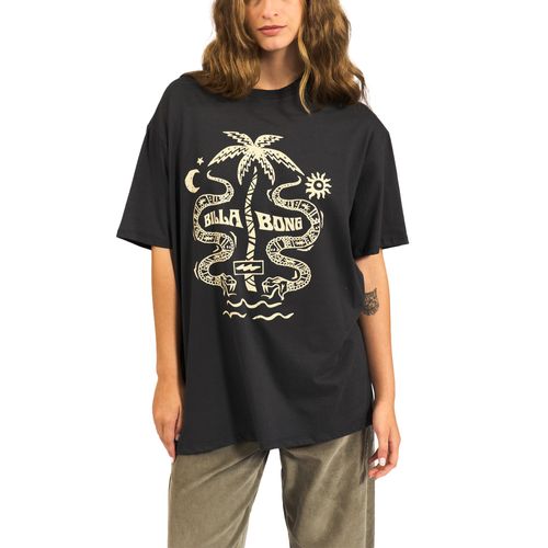 REMERA BILLABONG TIKI SNAKE OVER TEE MUJER
