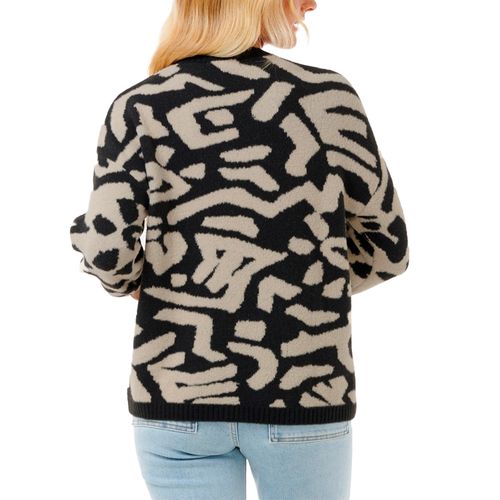 SWEATER RIP CURL CREW RLX JACQUARD SANTORINI MUJER