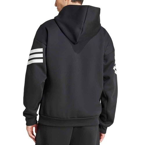 BUZO ADIDAS CON CAPUCHA FUTURE ICONS 3 TIRAS