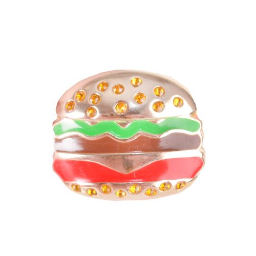 JIBBITZ CROCS GOLD BURGER