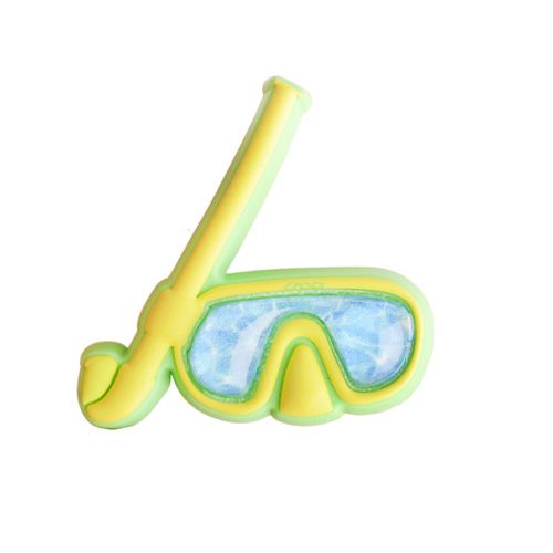 JIBBITZ CROCS SQUISH SNORKEL MASK