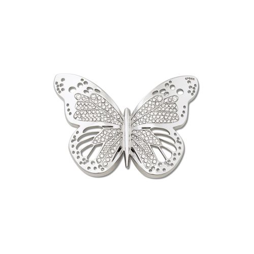 JIBBITZ CROCS SILVER CUTOUT BUTTERFLY UNISEX