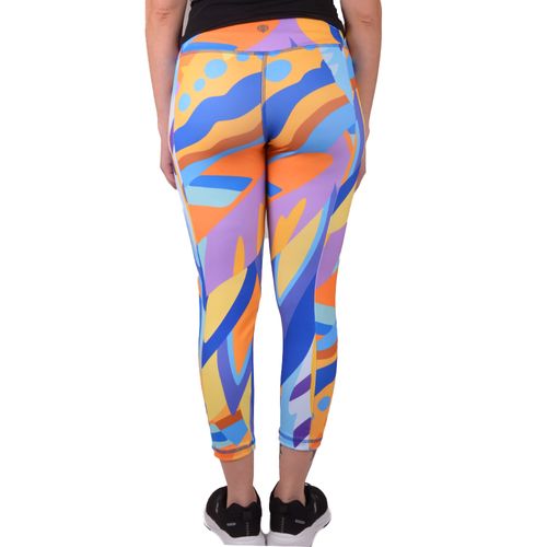 CALZA TEAM GEAR CROP SUBLIMADO LIGHT MUJER