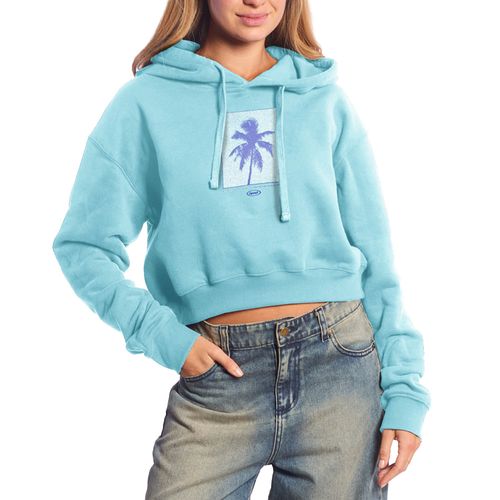 BUZO RIP CURL FE HOOD CROP PALMS MUJER