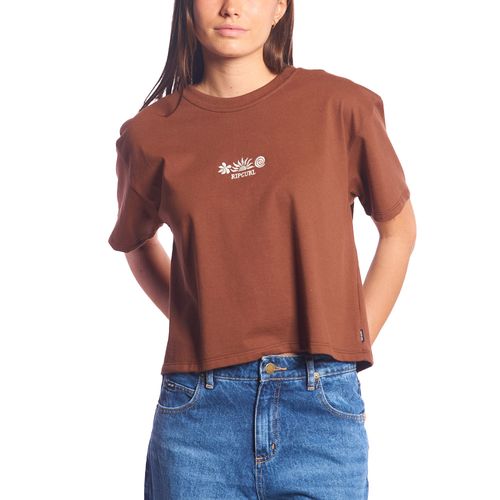 REMERA RIP CURL TE MC CROP TOKENS MUJER