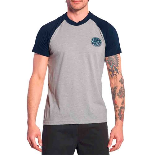 REMERA RIP CURL TE MC RLX RANGLAN SURF