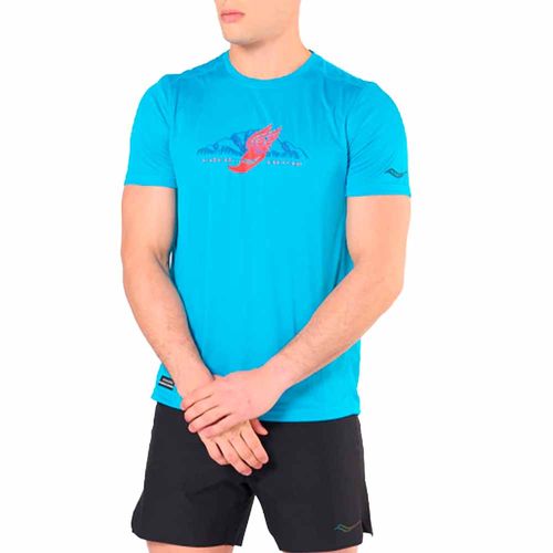 REMERA SAUCONY STOPWATCH GRAPHIC SHORT SLEEVE M