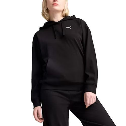 BUZO PUMA ESS ELEVATED RIB HOODIE MUJER