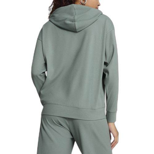 BUZO PUMA ESS ELEVATED RIB HOODIE MUJER