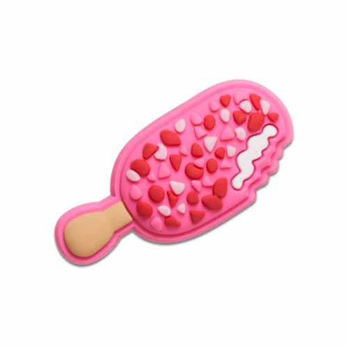 JIBBITZ CROCS STRAWBERRY ICE CREAM POP