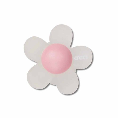 JIBBITZ CROCS IRIDESCENT FLOWER WITH PINK