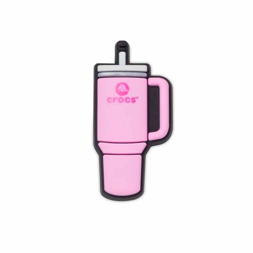 JIBBITZ CROCS PINK WATER BOTTLE
