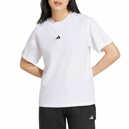 REMERA ADIDAS CON LOGOTIPO PEQUEÑO ESSENTIALS MUJER